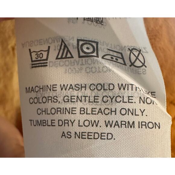 Madewell Embroidered Sunflower Blouse Orange Delicate Top Size XS - Picture 7 of 9